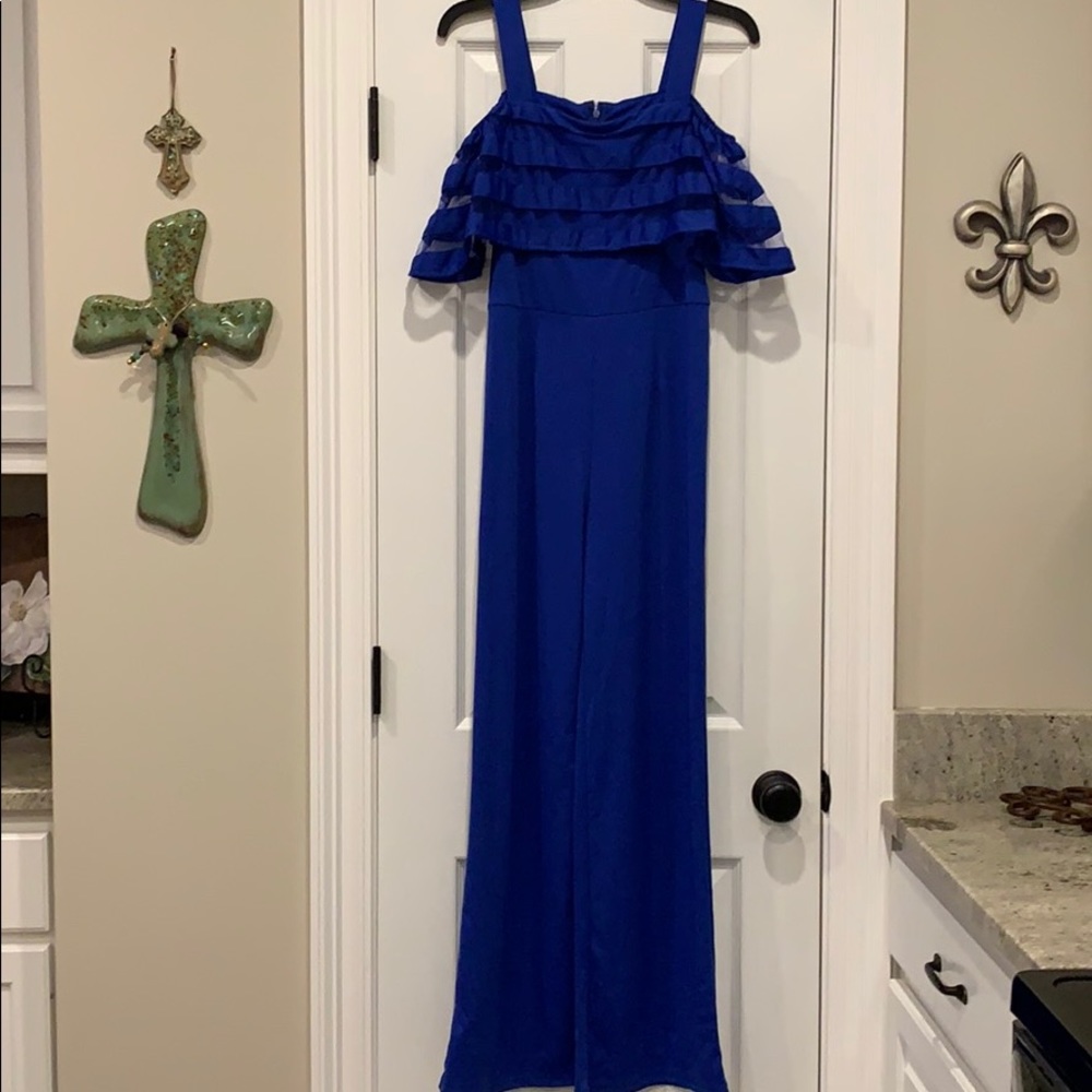 Royal blue jumpsuit-never worn-brand new